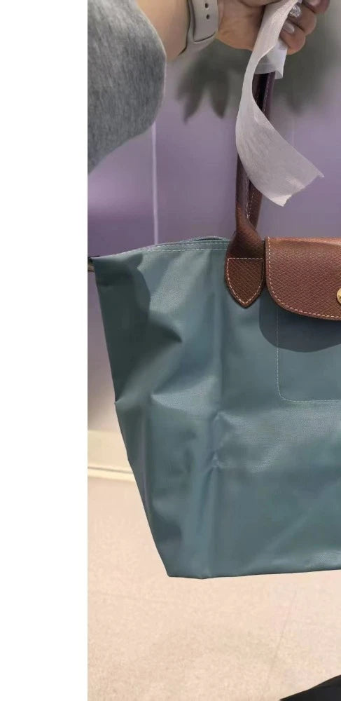 Excellent 2026 New Stylish Nylon Foldable Tote Bag Crossbody Shoulder Underarm Handbag Large Medium Small Sizes