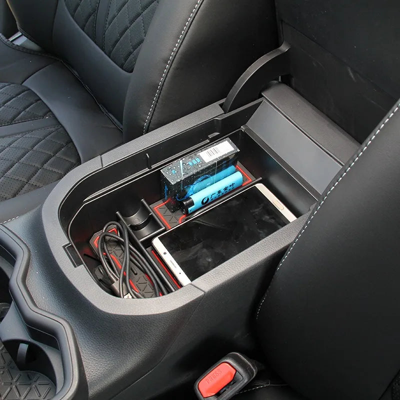 For Toyota RAV4 XA50 2019~2025 RAV 4 Hybrid Car Armrest Storage Box Console Dashboard Sundries Tidying Tray Interior Accessories