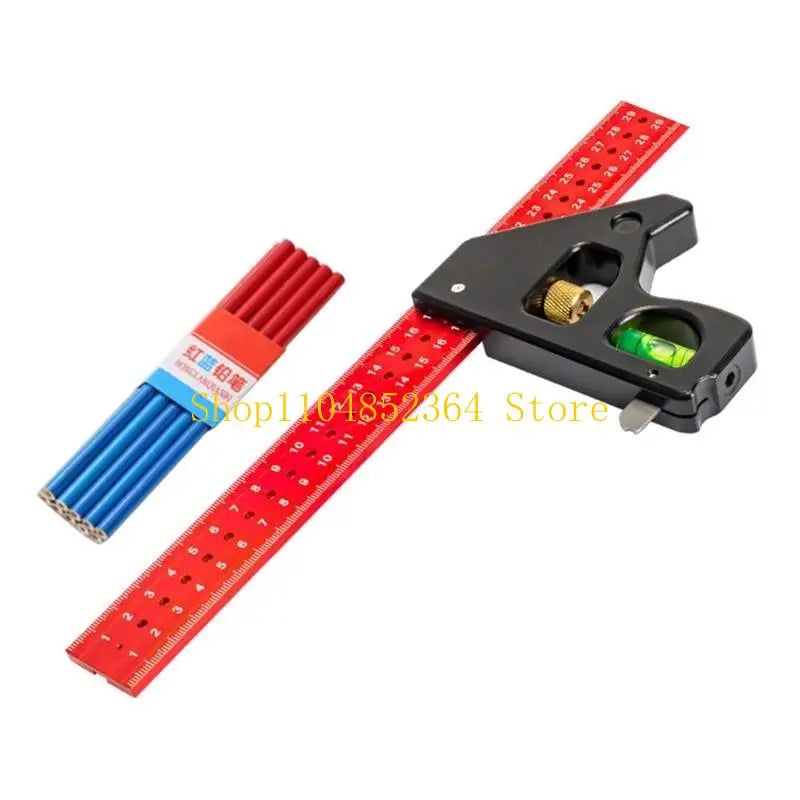 652F Functional Measuring And Marking Tool with10 Pencils For Home Improvement Tasks