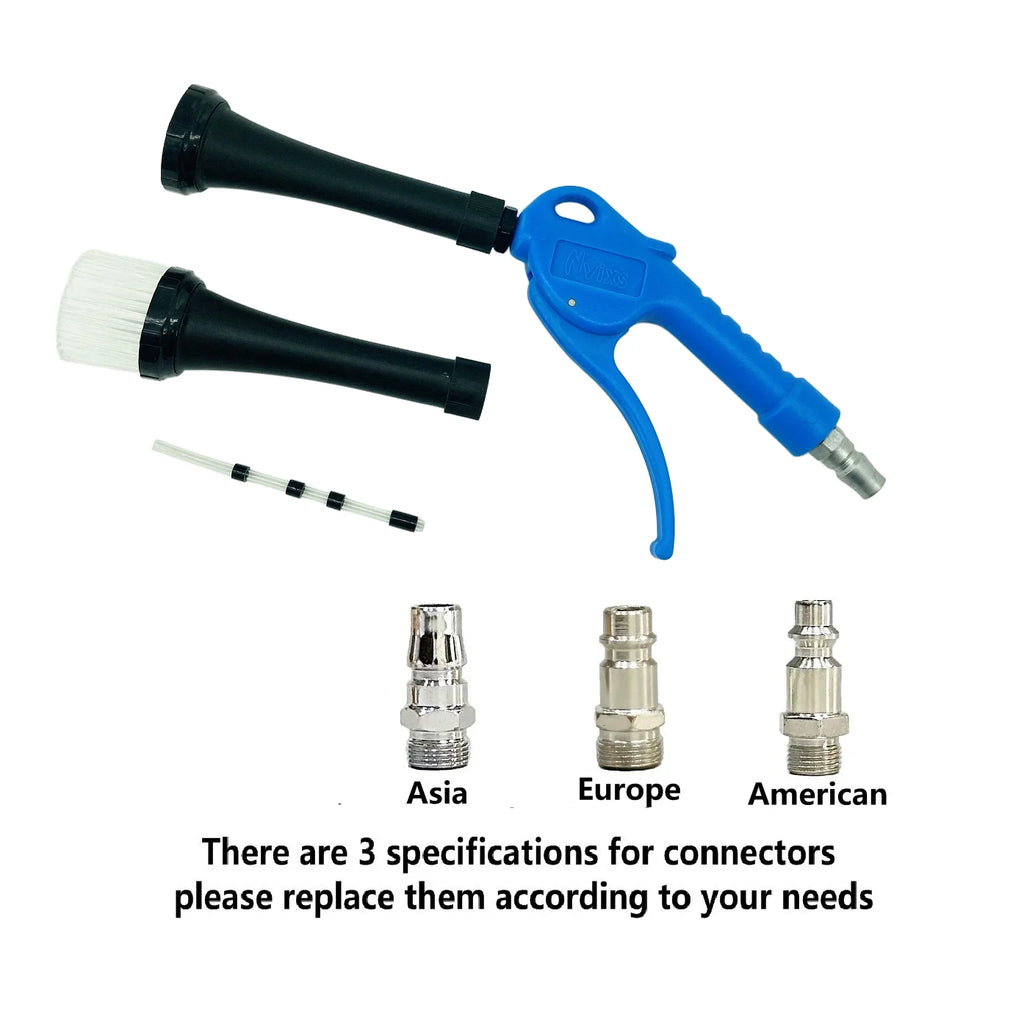 Air Blow Gun Car Interior Cleaning Gun High Pressure Car Detailing Cleaning Tool Quickly Blasts Dirt and Dust from Surface