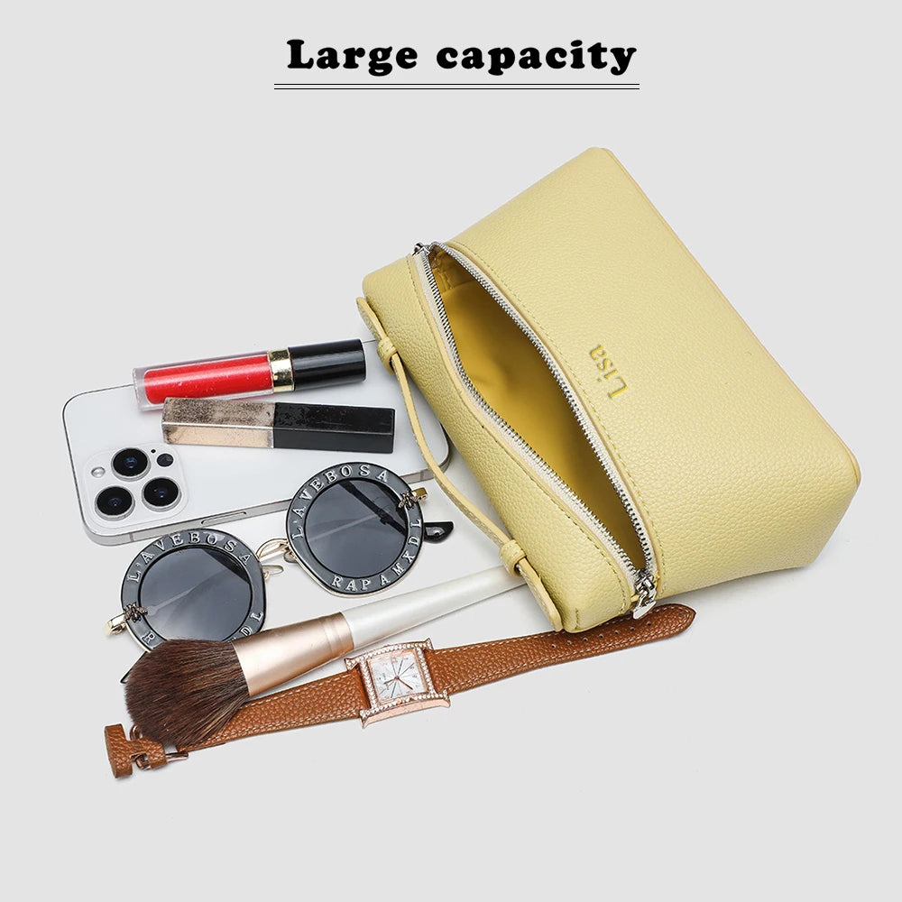 Customized name: pu leather texture, ins style lunch box bag, women's bag, new ostrich pattern commuter handbag, crossbody bag