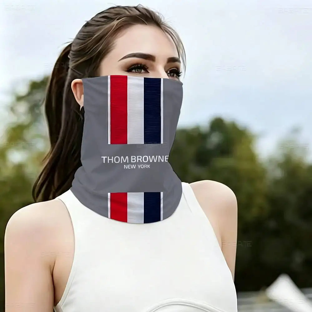 Fashion Brand T-Thom B-Brown UV protection face mask lightweight tube scarf for outdoor riding mountaineering camping