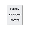 Custom Cartoon Style Portrait from Photo Personalized Cartoon Christmas Gift for Couples Family Kids - Unique Wall Art Poster