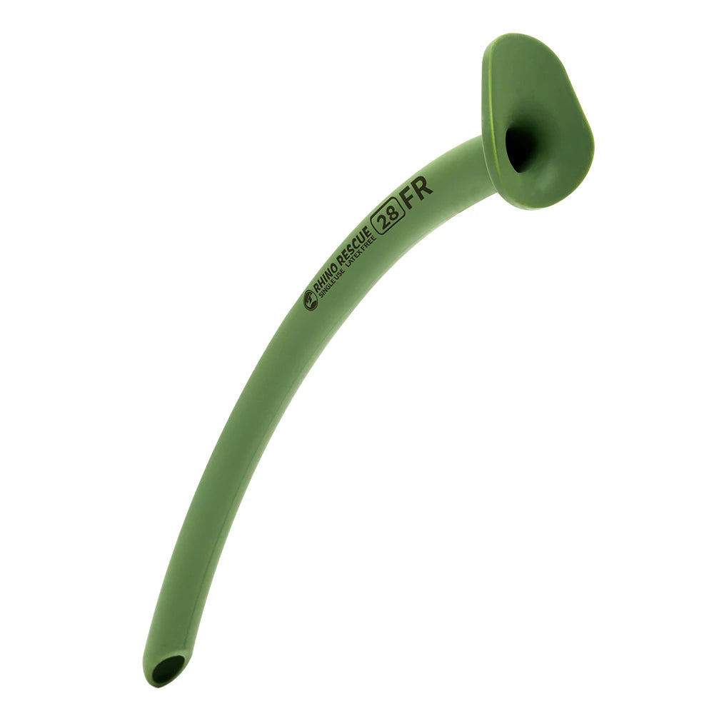 RHINO RESCUE Nasopharyngeal Airway, NPA Nasal Airway 28 FR. with Lubricants (2-Pack)