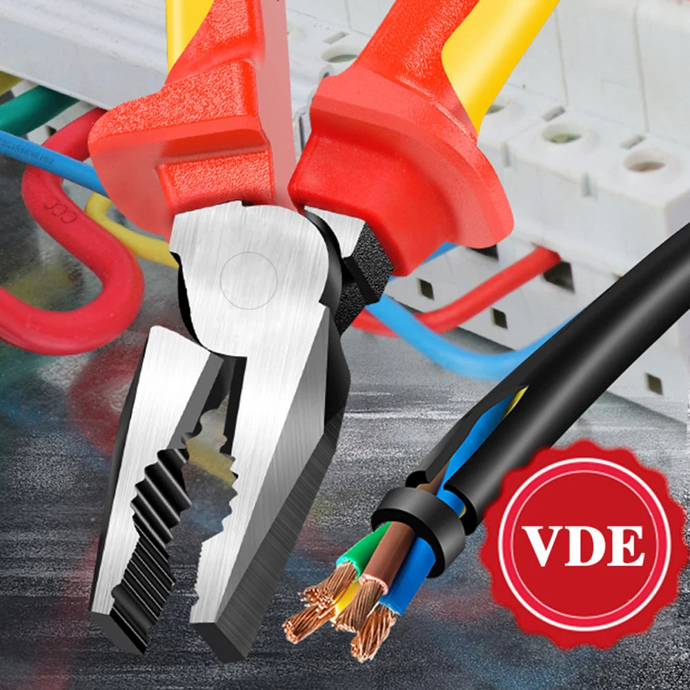 6/7/8 Inch Professional Cutting Pliers Wire Stripping Tool Side Cutter Cable Burrs Nipper Electricians DIY Repair Hand Tools