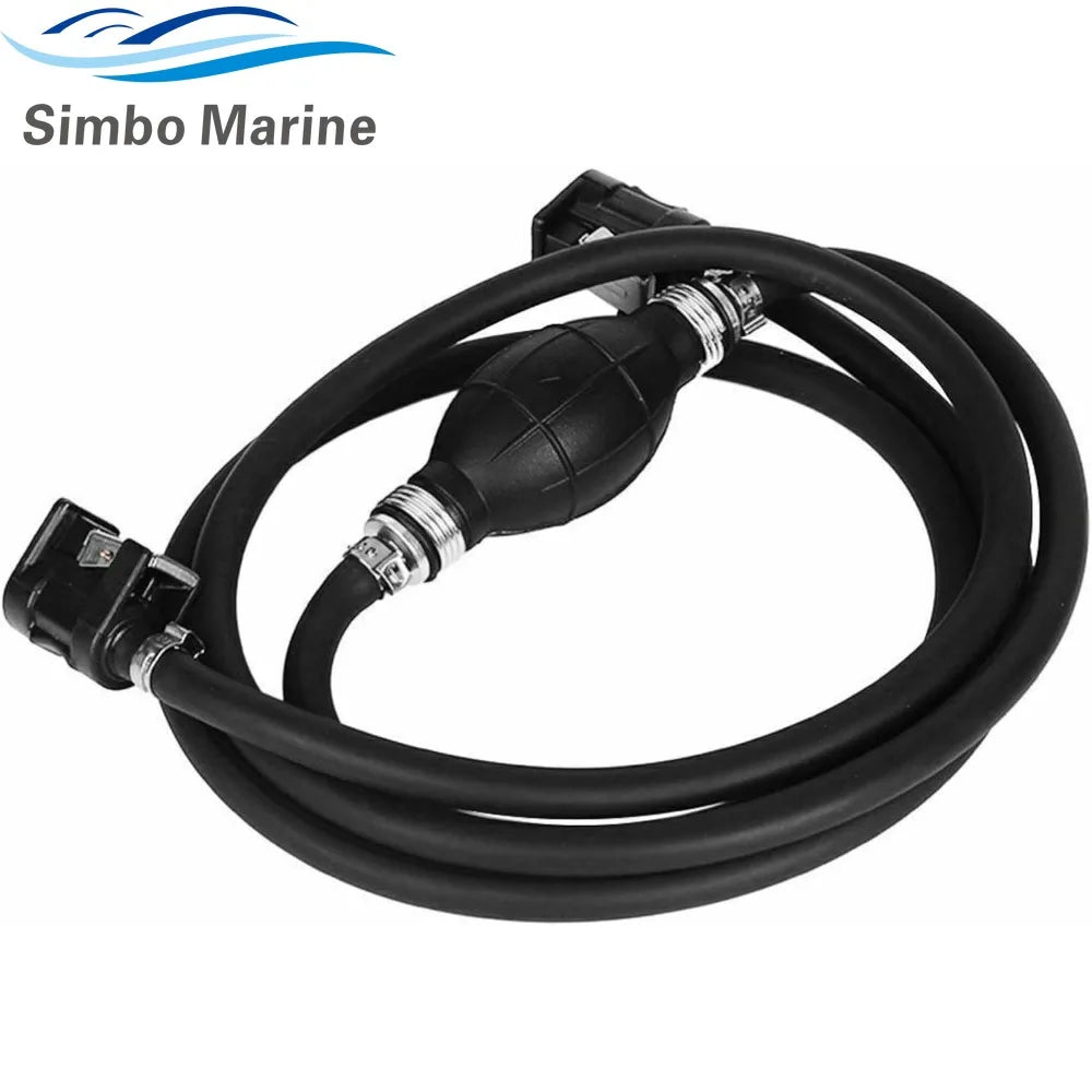 Fuel Line Hose Bulb Connector Kit 5/16" 6mm Fits For Yamaha 2&4 Stroke 24 40 90 200 HP Outboard Engine 6Y1-24306-55 6Y1-24306-00