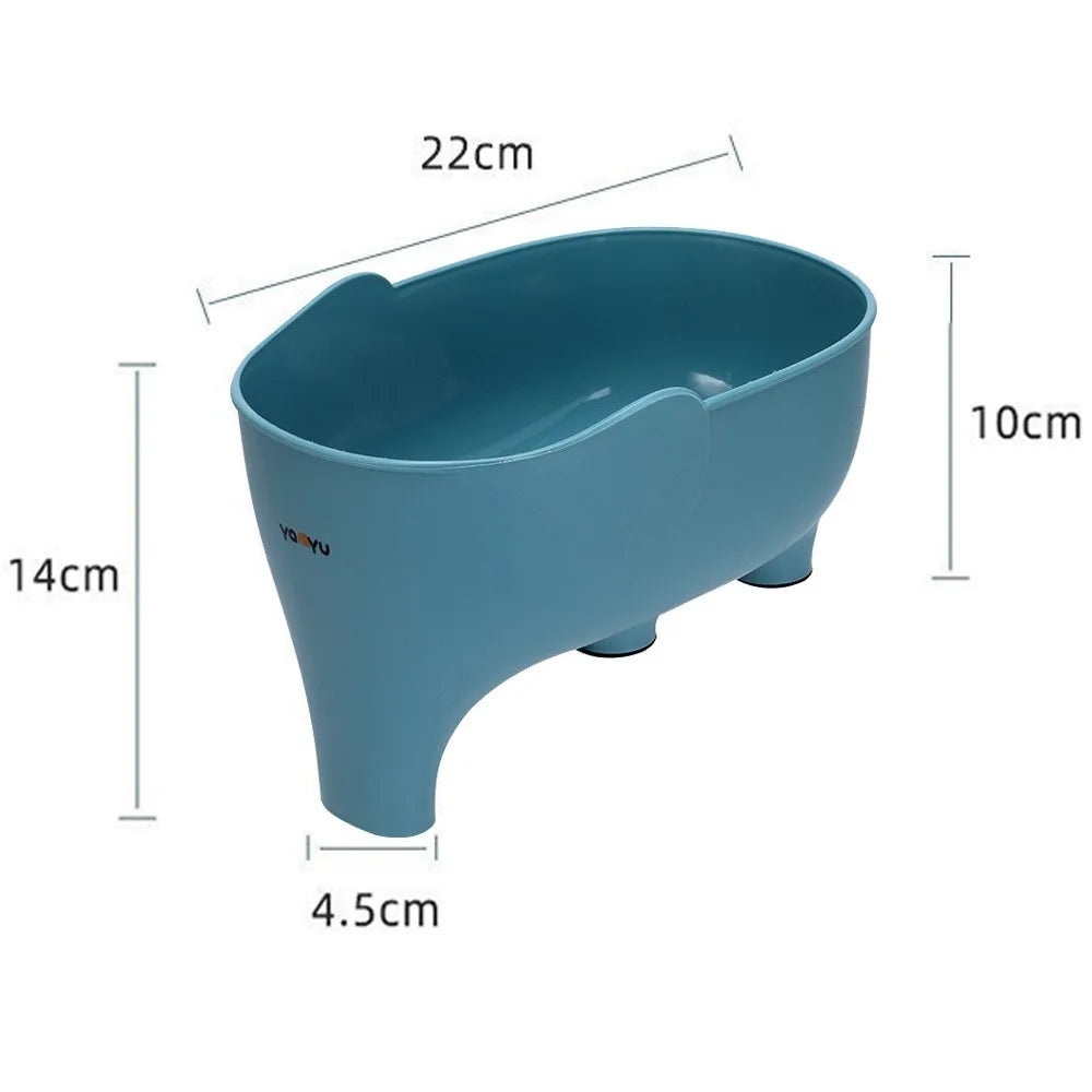 Sink Strainer Elephant Drain Basket Fruit Vegetable Washing Basket Hanging Drainer Rack Multipurpose Kitchen Storage Accessories