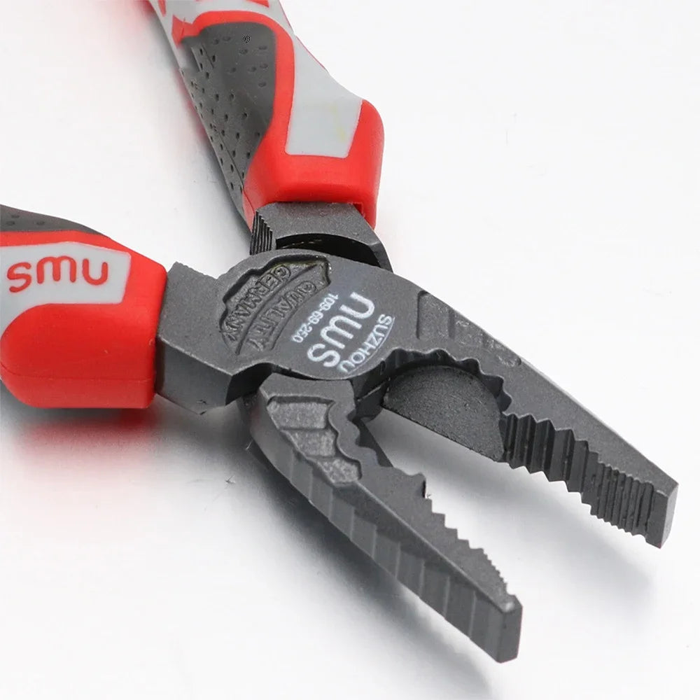 6-8 Inch Cr-V Steel Wire Pliers Wire Cutter Sharp Nose Pliers Diagonal Nose Pliers Industrial Grade Hand Tools for Electricians