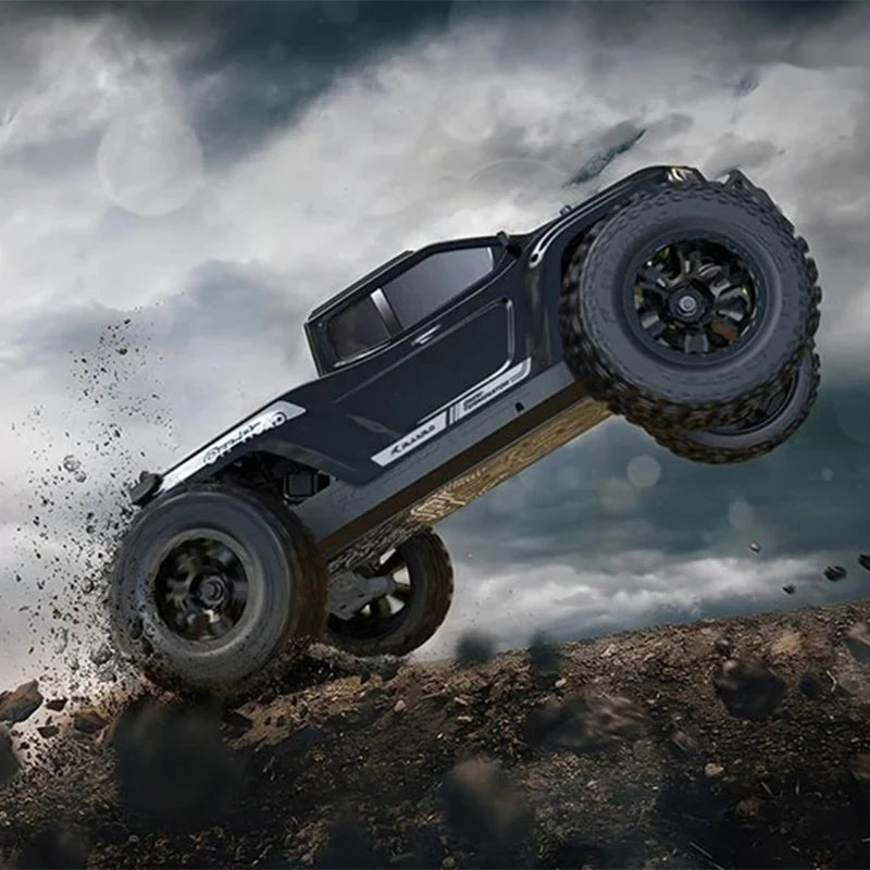 LLL 1:10 All-Round Terminator Remote Control Electric Brushless Four-Wheel Drive Off-Road Vehicle RC Model Car V2 Version