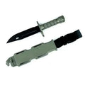Rubber Knife Training with Sheath, Fake Plastic , Flexible and Soft Fixed Blade Suitable for Props, Halloween Martial Arts
