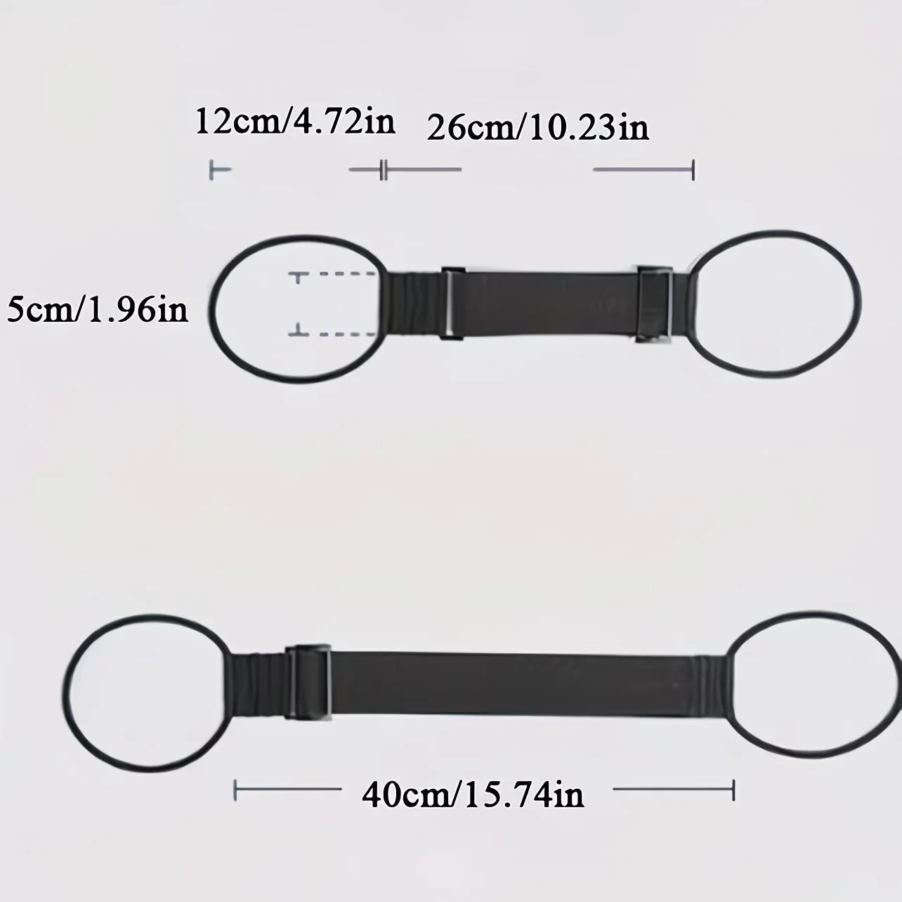Two Elastic Straps for Securing Luggage, Designed for Backpacks And Travel Suitcases