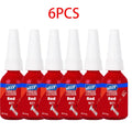 10ml High Strength Red Anaerobic Adhesive, High Strength Screw Locking Agent, Oil Resistant Fast Curing Adhesive for Fixing Metal Nuts and Bolts