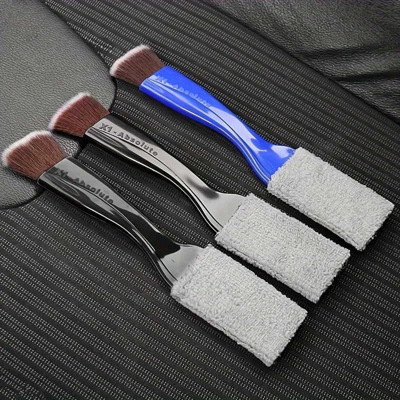 Effortlessly Clean Your Car's Interior with this Soft Brush Air Conditioner Cleaning Tool!