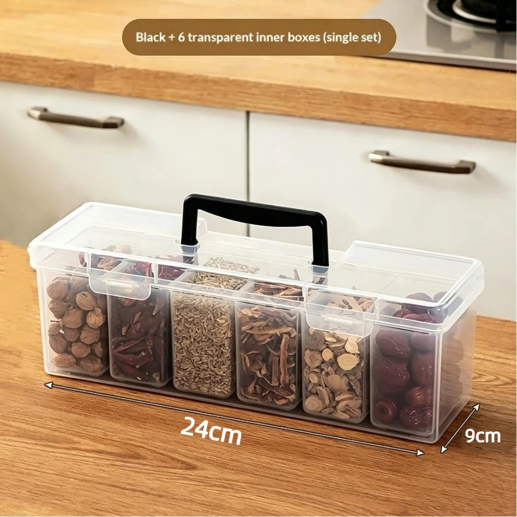 【X】Clear Handheld Toolbox  Lightweight Portable Tool Storage Box  With Secure Handle  For Home Workshop And Travel Use