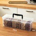 【X】Clear Handheld Toolbox  Lightweight Portable Tool Storage Box  With Secure Handle  For Home Workshop And Travel Use