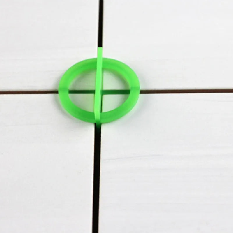 Tile Leveling Spacer Clips 100pcs Recyclable Plastic Tile Leveling System Base Spacer for Secure Floor and Wall Setting