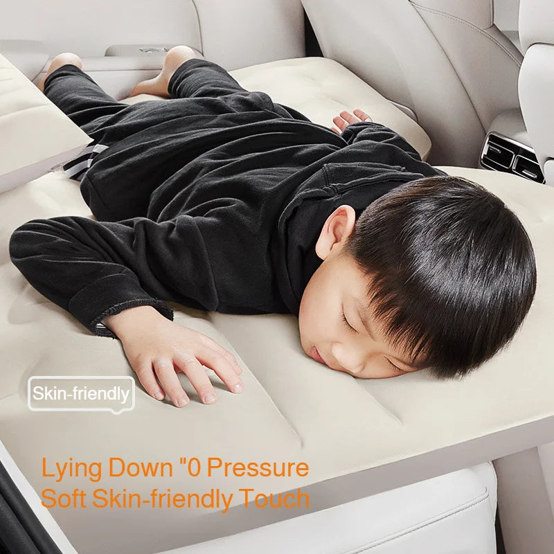 Car Back Electric Inflatable Bed One-touch Inflatable Thick Air Cushion Portable Sleeping Mattress Pad Suitable for Travel