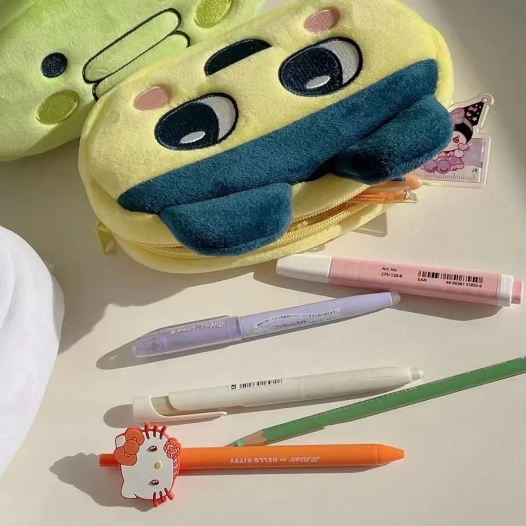 Tamagotchi multifunctional pencil case, student stationery organizer, portable makeup bag, cute, practical, and good-looking