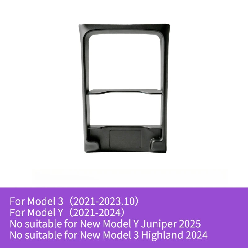 Central Control Rack for Tesla Model 3/Y 2021-2023 Center Armrest Storage Box Tray Console Organizer Glasses Holder Accessories