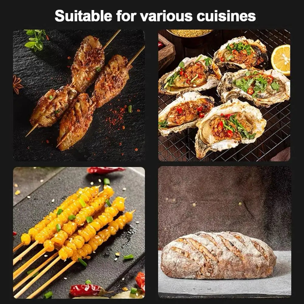 New Nonstick Iron Wire Grill Racks Reusable Nonstick Grill Net Square BBQ Roasting Net