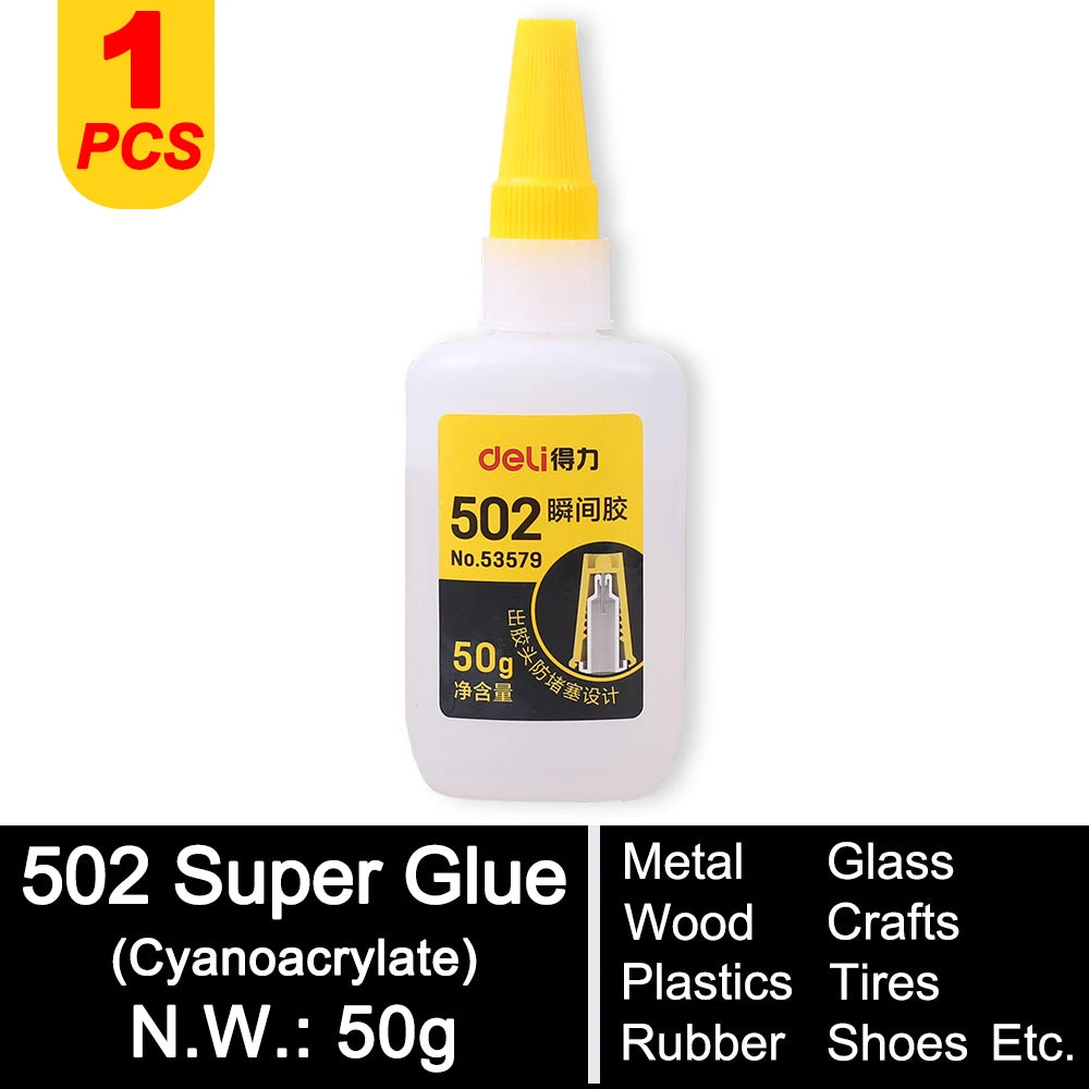 Professional Super Glue Extra Strong 502 Fast Instant Adhesive Cyanoacrylate Hardware Metal Cars Wood Craft Hobby Seconds Bond