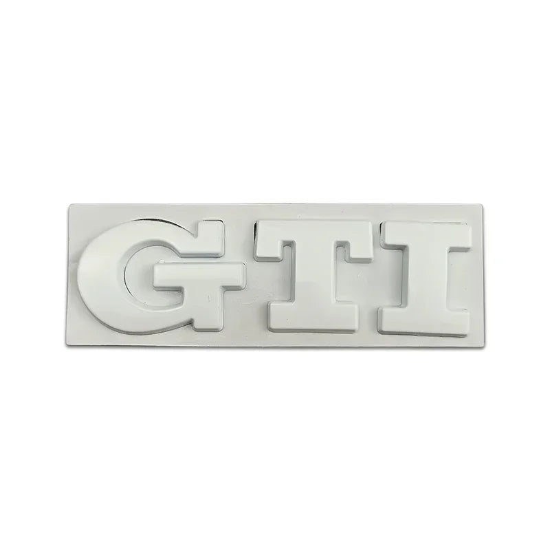 Metal Car GTI Logo Rear Trunk Emblem Stickers Decals for Volkswagen Golf 4 5 6 7 8 Passat Jetta Polo Touareg GTD GLI Touran