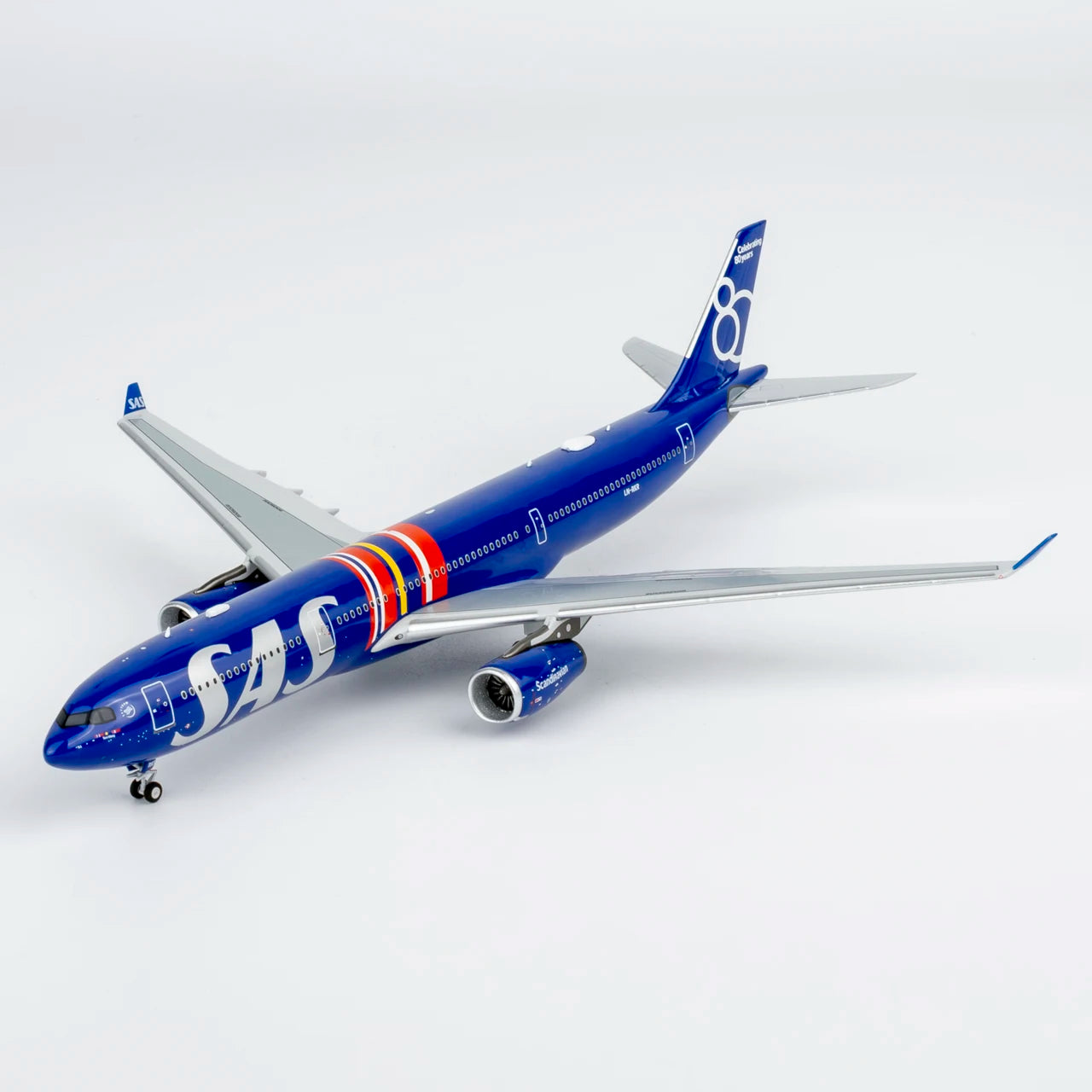 62088 Alloy Collectible Plane Gift NG Models 1:400 SAS Scandinavian Airlines Airbus A330-300 Diecast Aircraft Jet Model LN-RKR