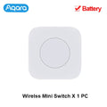 Aqara Wireless Mini Switch Zigbee Connection Versatile 3-way Control Button for Smart Home Devices Compatible For Mi Home APP