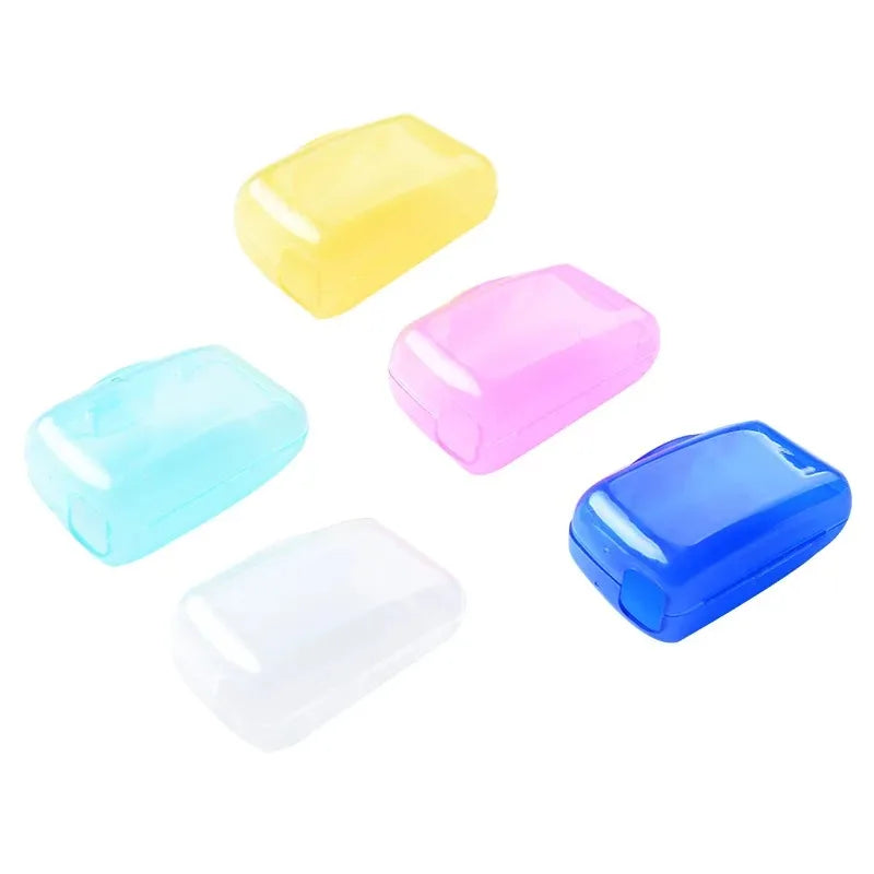 5pcs Portable Toothbrush Head Protector Hygienic Dust-Proof Cover Travel Case for Brush Head Storage Travel Toothbrush Case