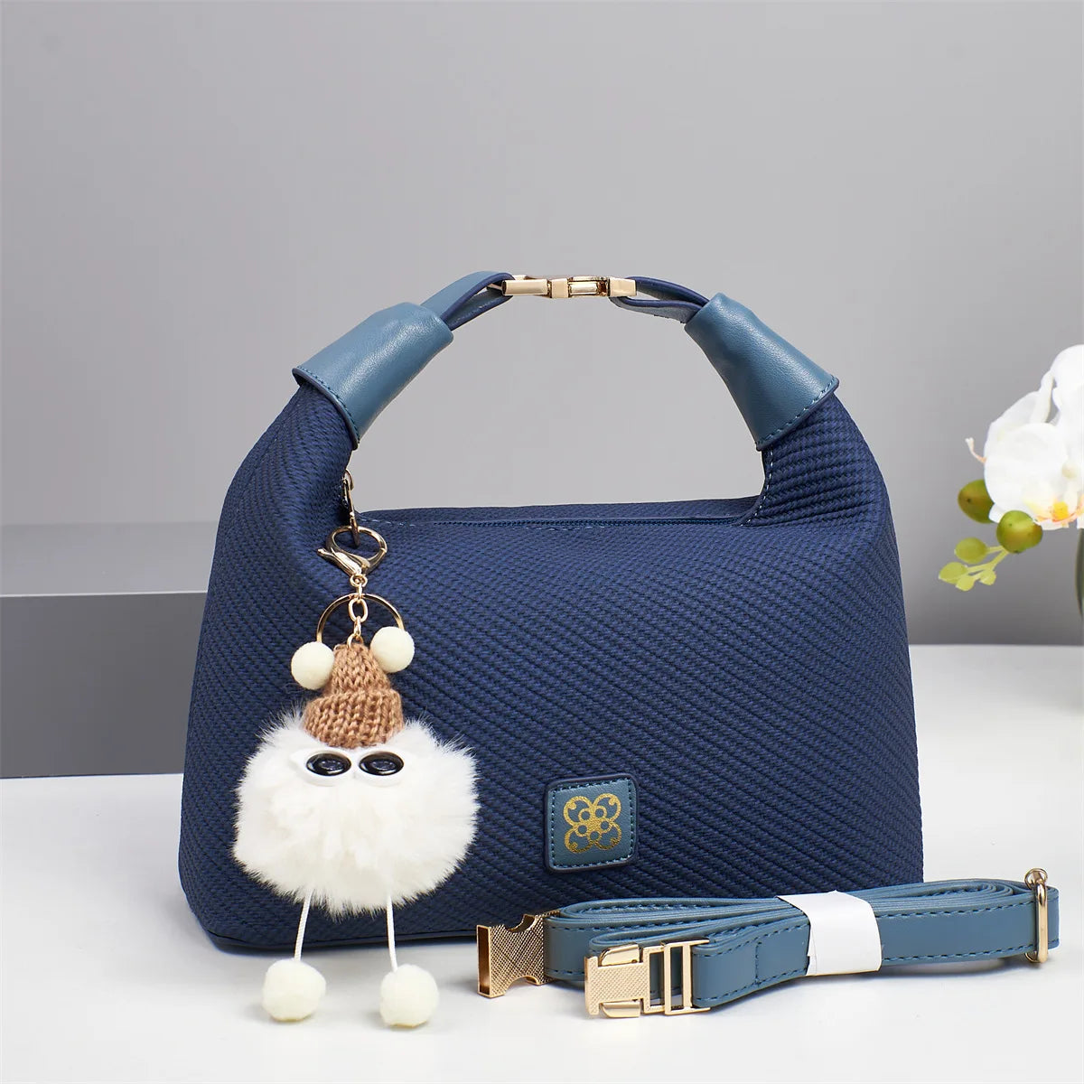 women's bag 2026 Popular crossbody pillow bag with cartoon accessories small square bag