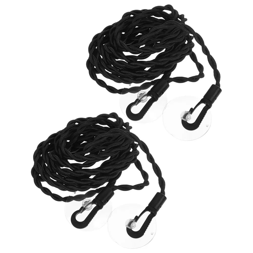 2Pcs Lightweight Portable Clothesline Elastic Travel Clothesline Outdoor Camping Clothes Drying Rope Travel Laundry Line