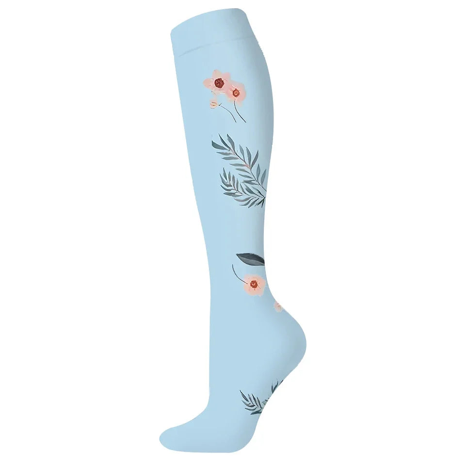 Men Women Compression Sock for Leggings Breathable Running Pressure Soccer Adult Edition Network Pressure Nurse Socks