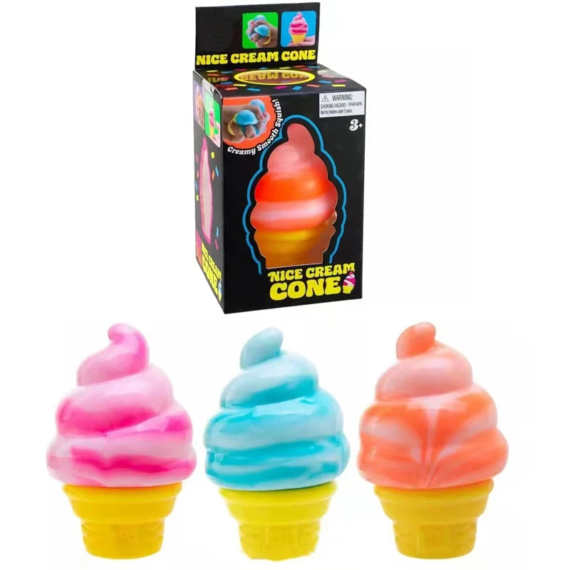 Needoh Nice-Sicle Stress Relief Squishy Cube Decompression Toys Sensory Fidget Cube Anti-Anxiety Squeeze Toy For Focus Gifts