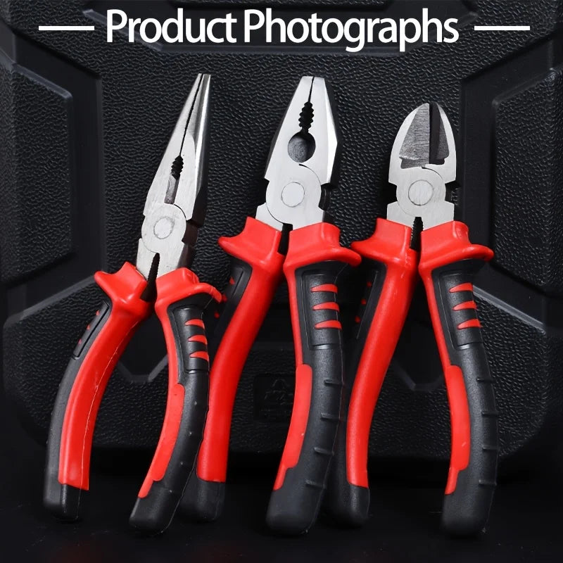 Heavy Duty Electric Wire Pliers Multifunction Tool with Large Opening for Cutting Twisting Gripping Sharp Industrial Metal Work