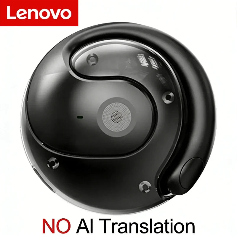Lenovo T2 Earphones Wireless Bluetooth AI Earphones Realtime Language Translation 144 Languages Ear Hanging Headphone Translator