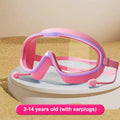 New【1PC Swimming Goggles Big Frame HD View Anti-fog Waterproof Swim Goggles Boys And Girls Multi-color To Choose】