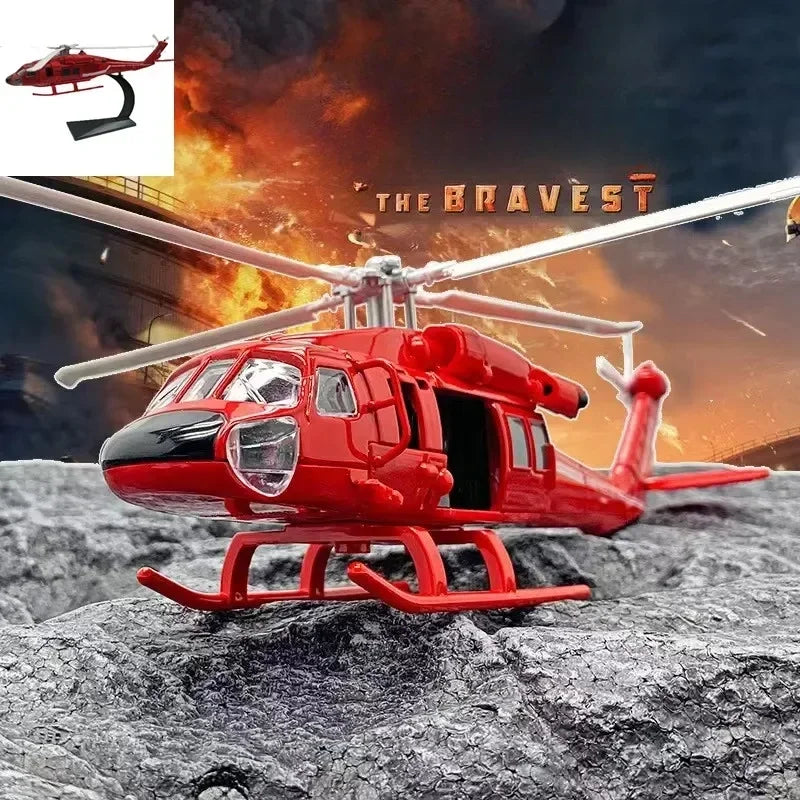 Black Hawk Armed Helicopter ﻿and Apache armed helicopter alloy model Display Ornaments Gifts Collection