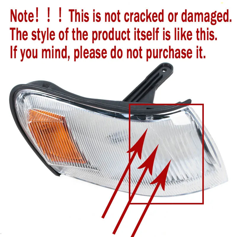 PMFC Front Corner Light Cover Turn Signal Lamp No Bulb For Toyota Corolla AE100 AE101 E100 1993 1994 1995 1996 1997 81611-12530