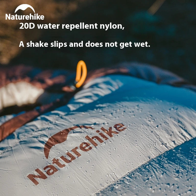 Naturehike Snowbird Mummy Sleeping Bag SP400/SP550/SP700/SP1000 for Outdoor Hiking Travel Winter Warm Duck Down Sleeping Bag