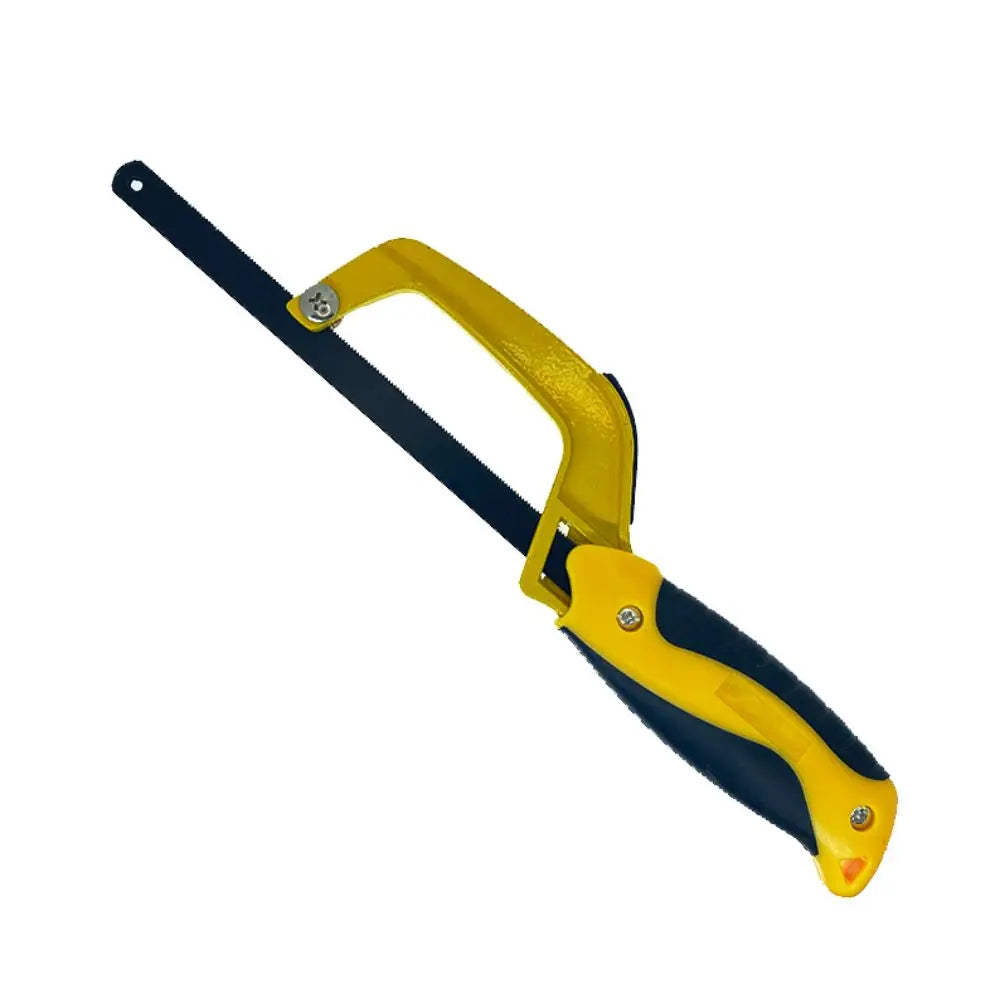 10" Flexible Heavy Duty Mini Hacksaws Aluminum Frame Compact Hack Metal Cutter Bi-Metal HSS Blade  Hand Saw Woodworking Tools