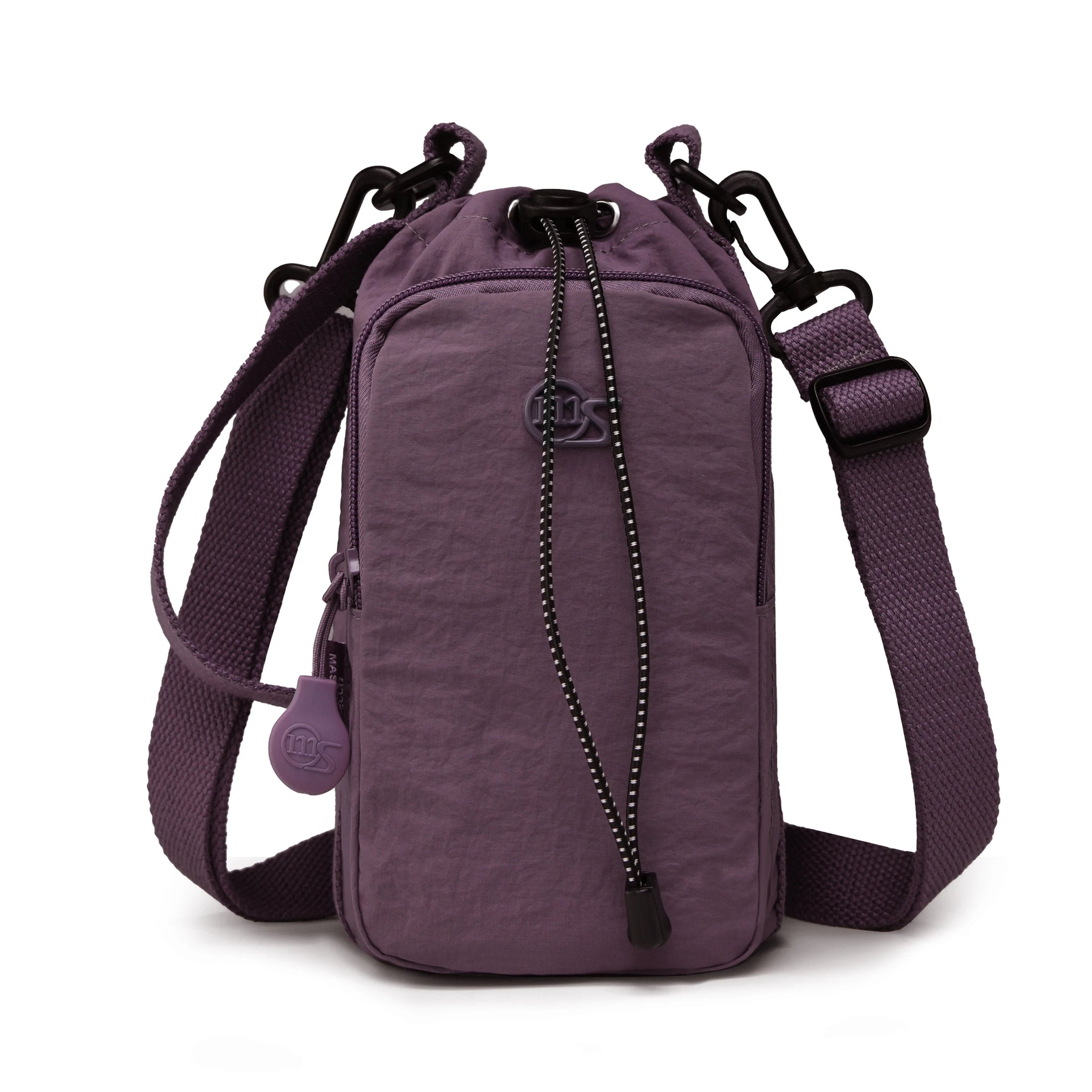 Sport Outdoor Lightweight Crossbody Bag Mobile Phone Bag Water Bottle Bag Nylon Shoulder Bag Drawstring Crossbody Bag