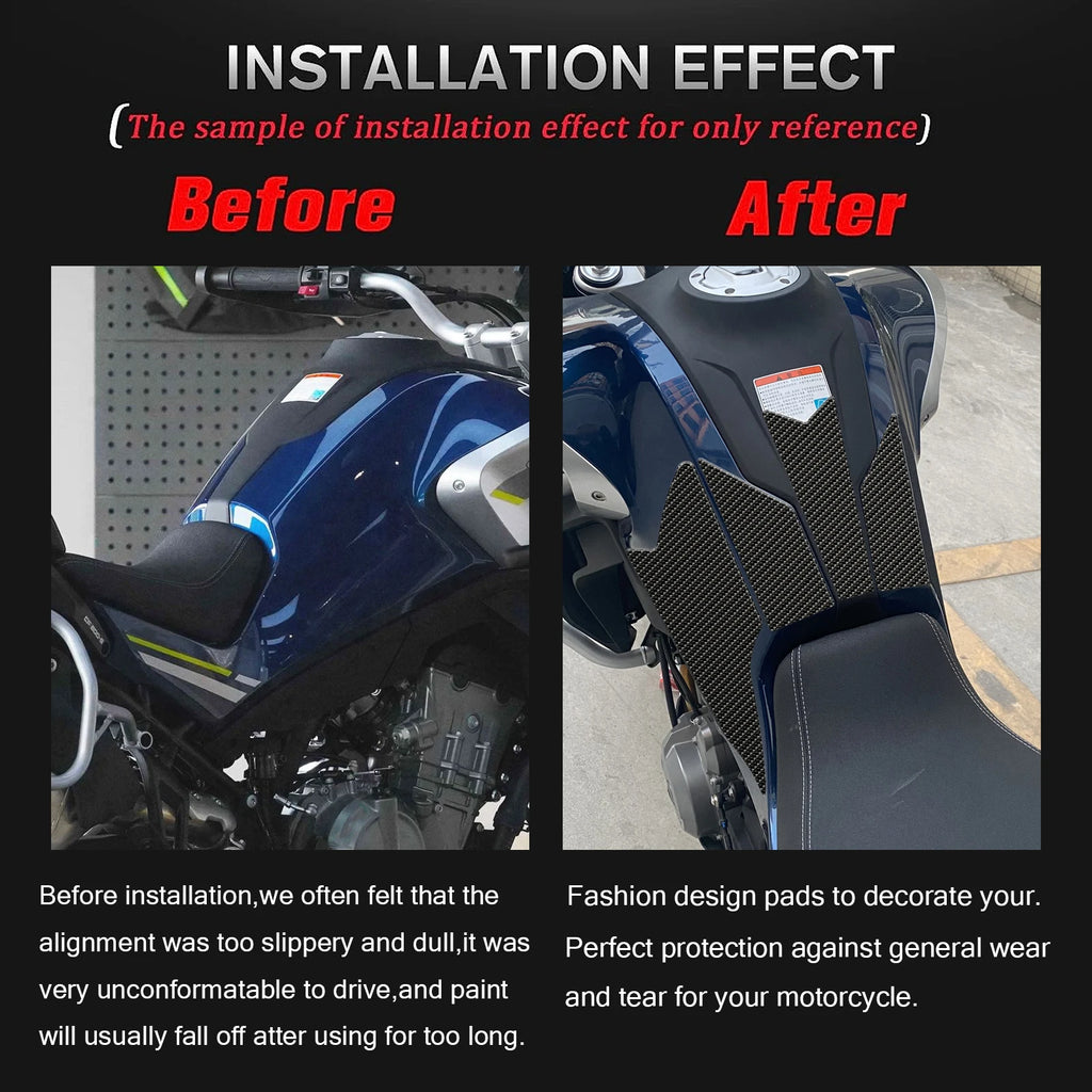 Motorcycle Decal Gas Knee Grip Tank Pad For CFMOTO 800 MT 2021 2022 2023 2024 Protector Sticker Side Tank Traction Pad
