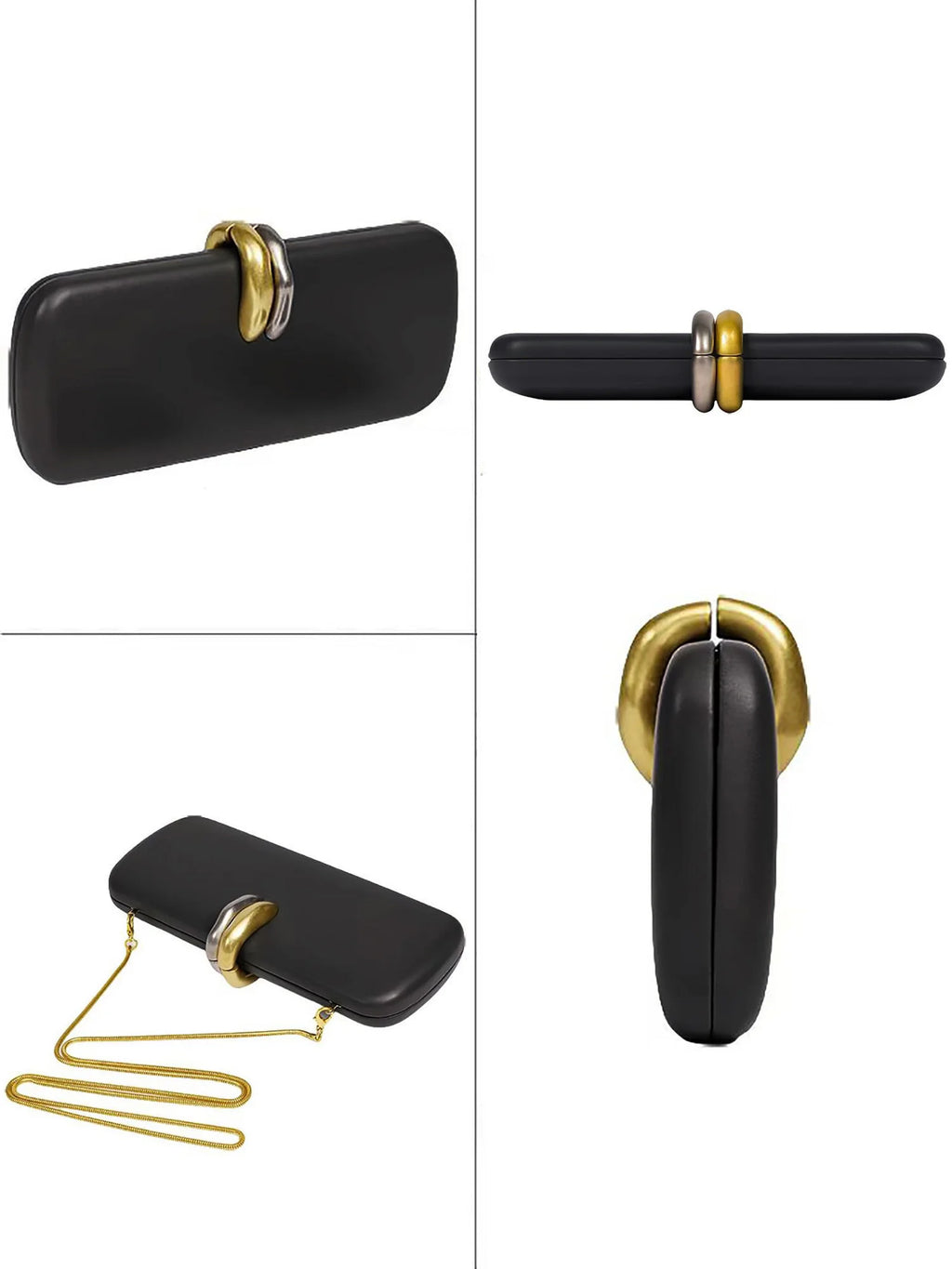 Stylish and Luxurious Design Womens Clutch Evening Bag Shoulder Bag/Crossbody Bag with Chain Suitable for Weddings and Parties.