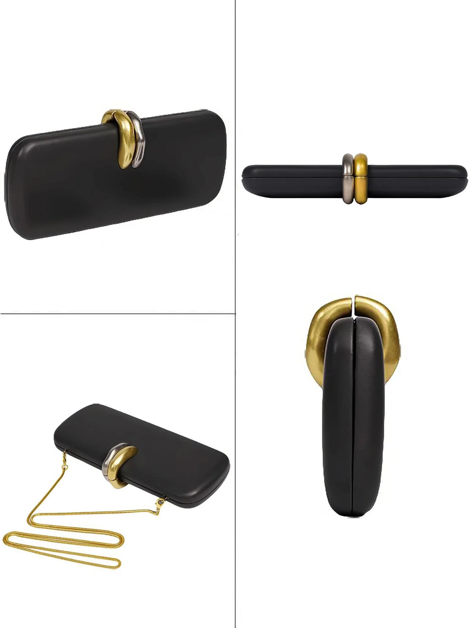 Stylish and Luxurious Design Womens Clutch Evening Bag Shoulder Bag/Crossbody Bag with Chain Suitable for Weddings and Parties.