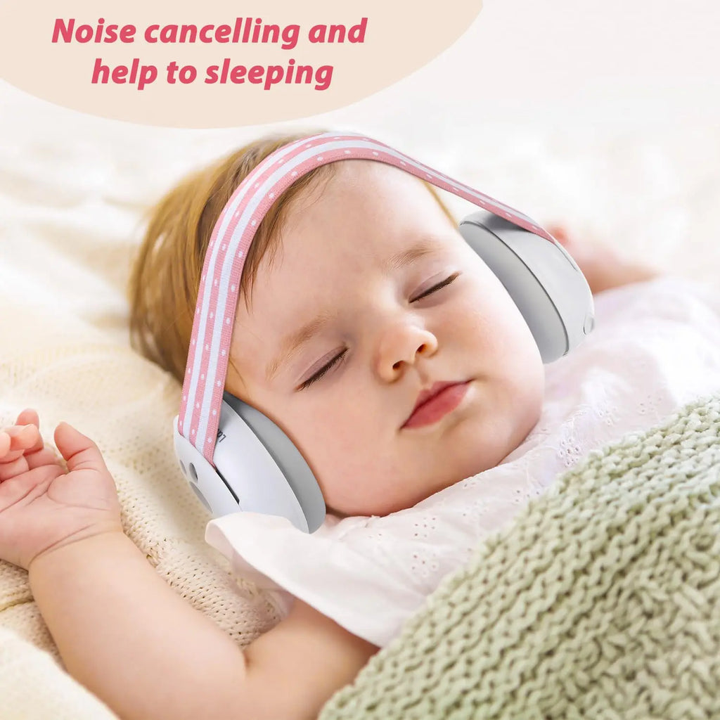 Baby Ear Protection for Babies Toddlers Elastic Noise Reduction Earmuffs Baby Headphones Against Hearing Damage Improves Sleep