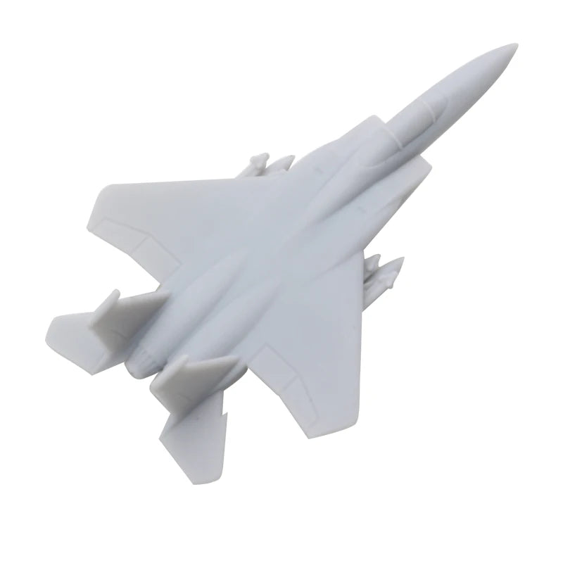 5PCS 1/2000 1/700 1/350 Scale Model Fighter Aircraft F-15C Eagle Fighting Aeroplane with Length 8mm/28mm/56mm for DIY Hobby