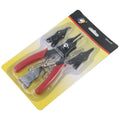 4-In-1 Circlip Pliers Set Snap Ring Pliers Multi Crimp Removable Plier Head Retaining Circlip Pliers Hand Tools Multifunctional