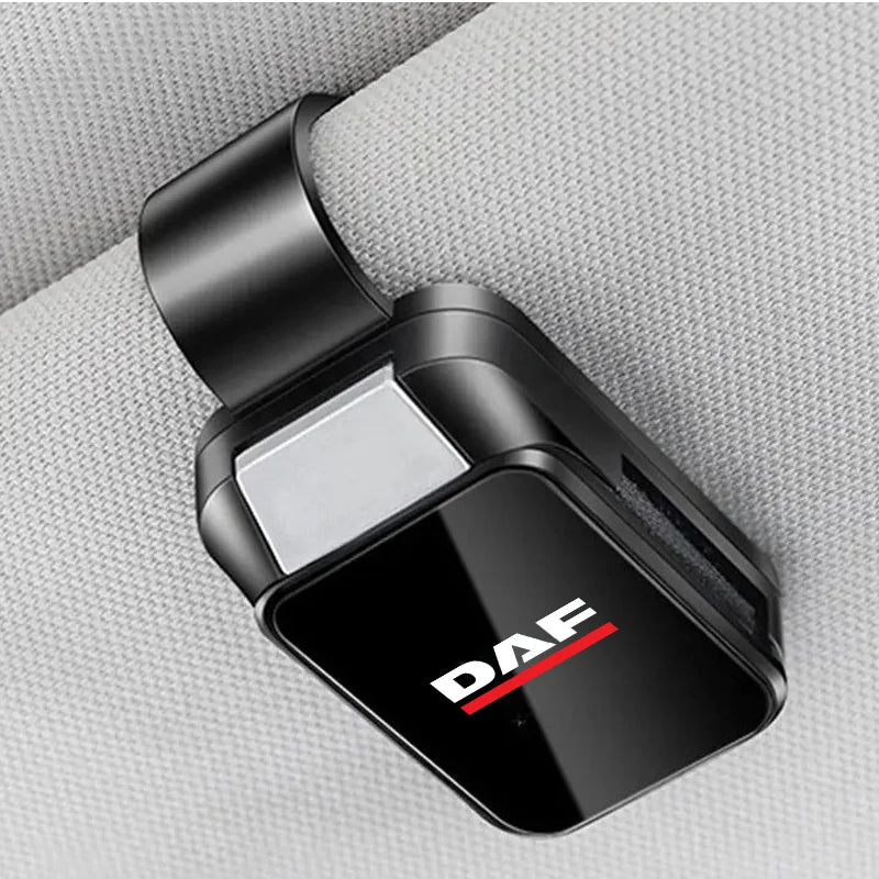 Car Sun Visor Carbon Glasses Sunglasses Clip Holder case Storage for DAF XF XG XG+ 660 XDC CF XB LG Electric accessorie Interior