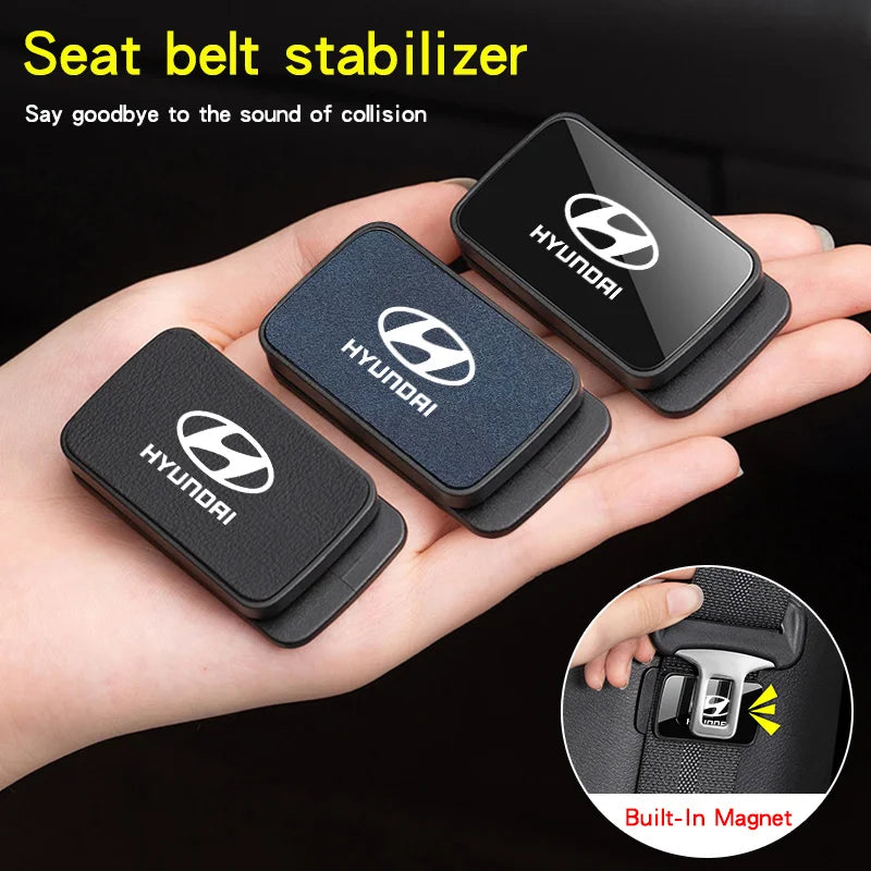 Car Seat Belt Fixing Clip Stabilizer Fastener Adjustable Seatbelt For Hyundai Tucson IX35 I30 I20 Kona Coupe Veloster I40 Getz