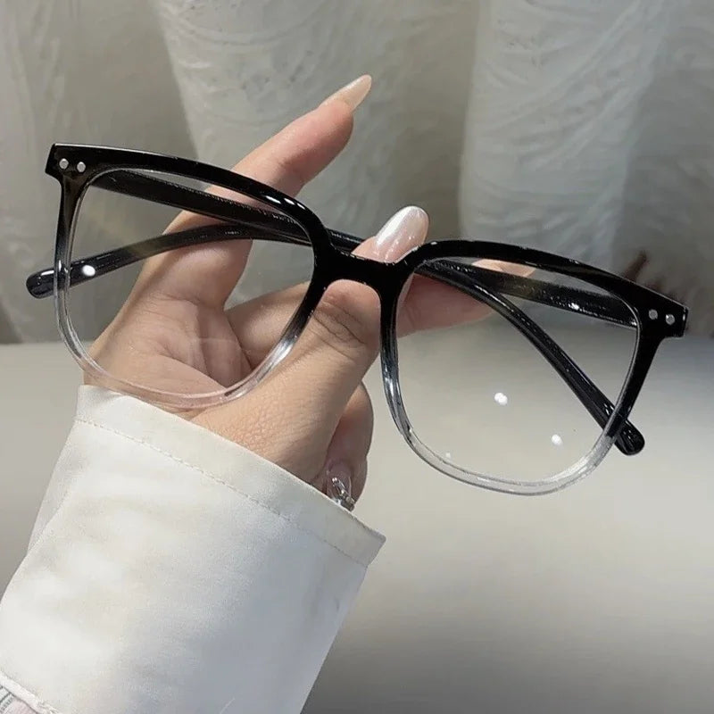 Hiking Camping 1/2/3pcs Anti-blue Light Glasses for Women Simple Regular Eyeglass Frame Finished Retro Flat Light Frame